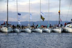 La flotte du spi-dauphine à Porquerolles